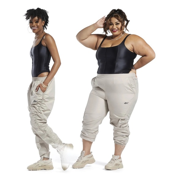 Reebok x Cardi B. Modern Beige Straight-Leg Pants, Plus Size 2X New w/Tag $75 - Picture 16 of 16